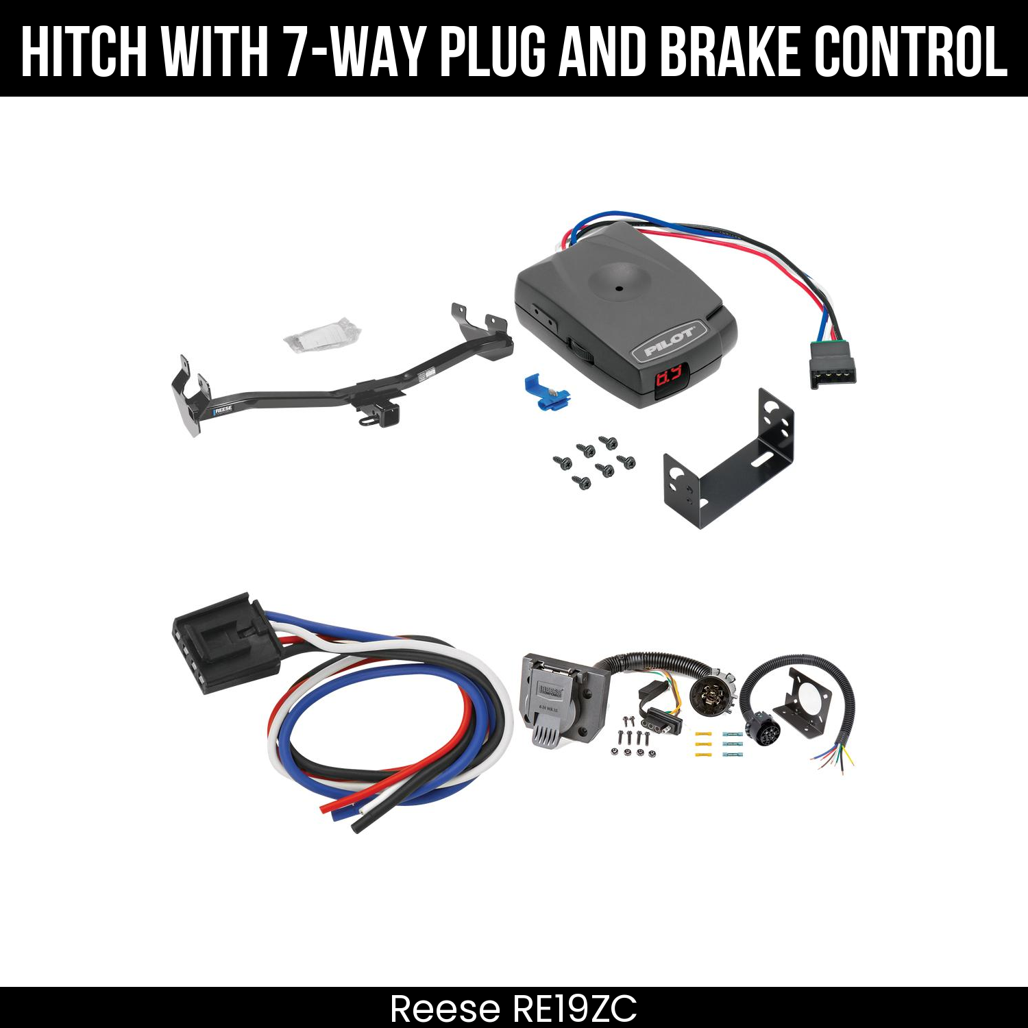 Trailer Hitch , 7-Way , Pro Series Pilot Brake Control