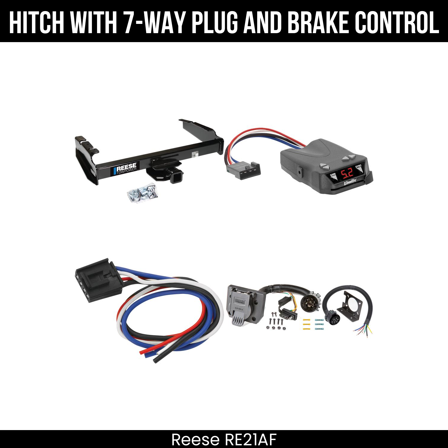 Trailer Hitch , 7-Way , Draw-Tite Activator IV Brake Control