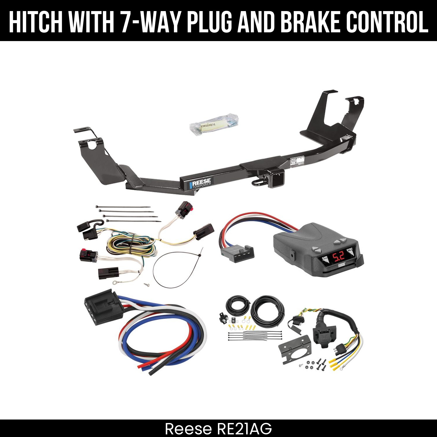 Trailer Hitch , 7-Way , Reese Brakeman IV Brake Control