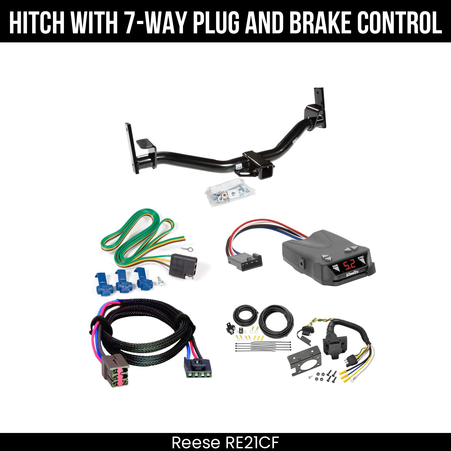 Trailer Hitch , 7-Way , Draw-Tite Activator IV Brake Control