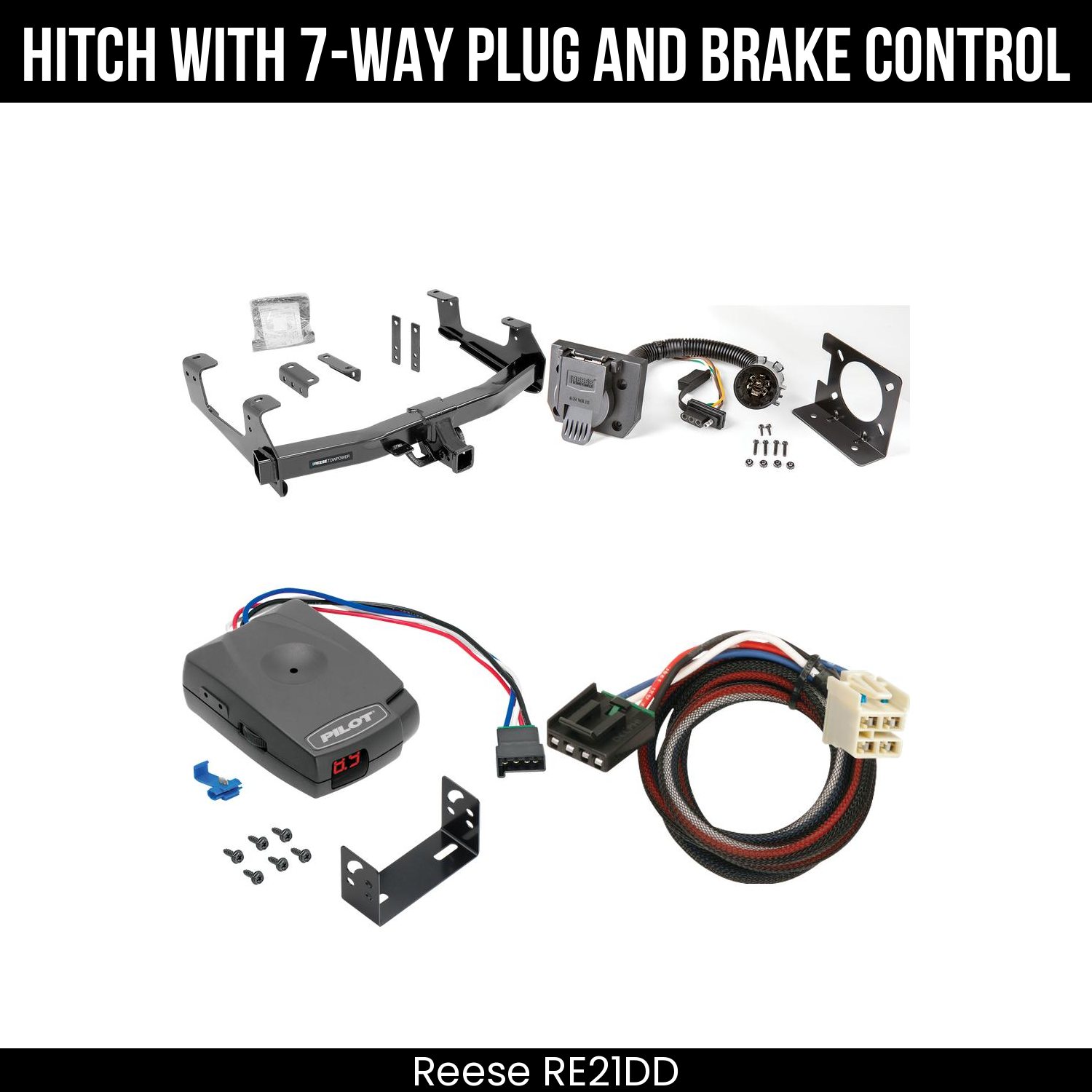 Trailer Hitch , 7-Way , Pro Series Pilot Brake Control