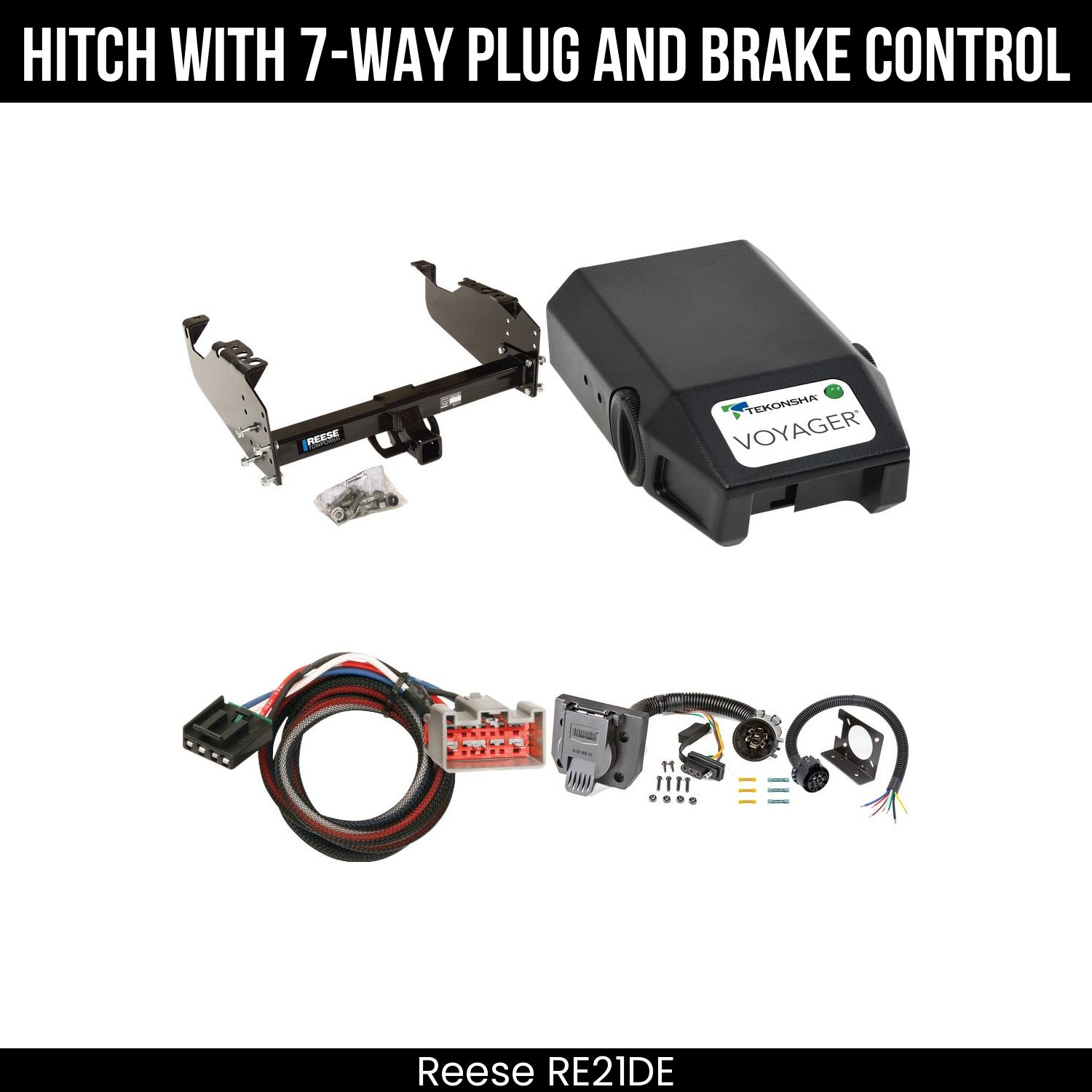 Trailer Hitch , 7-Way , Tekonsha Voyager Brake Control