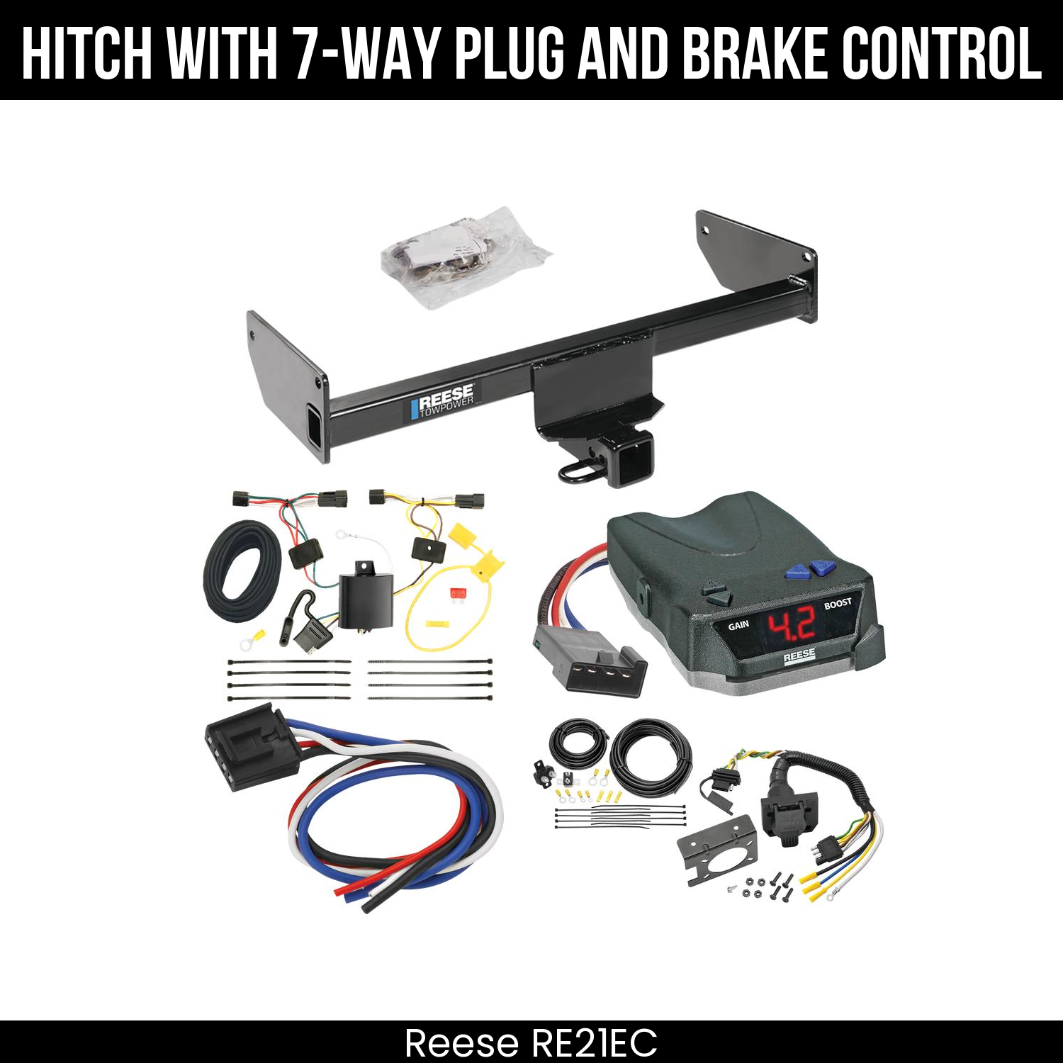 Trailer Hitch , 7-Way , Reese Brake EVN Control