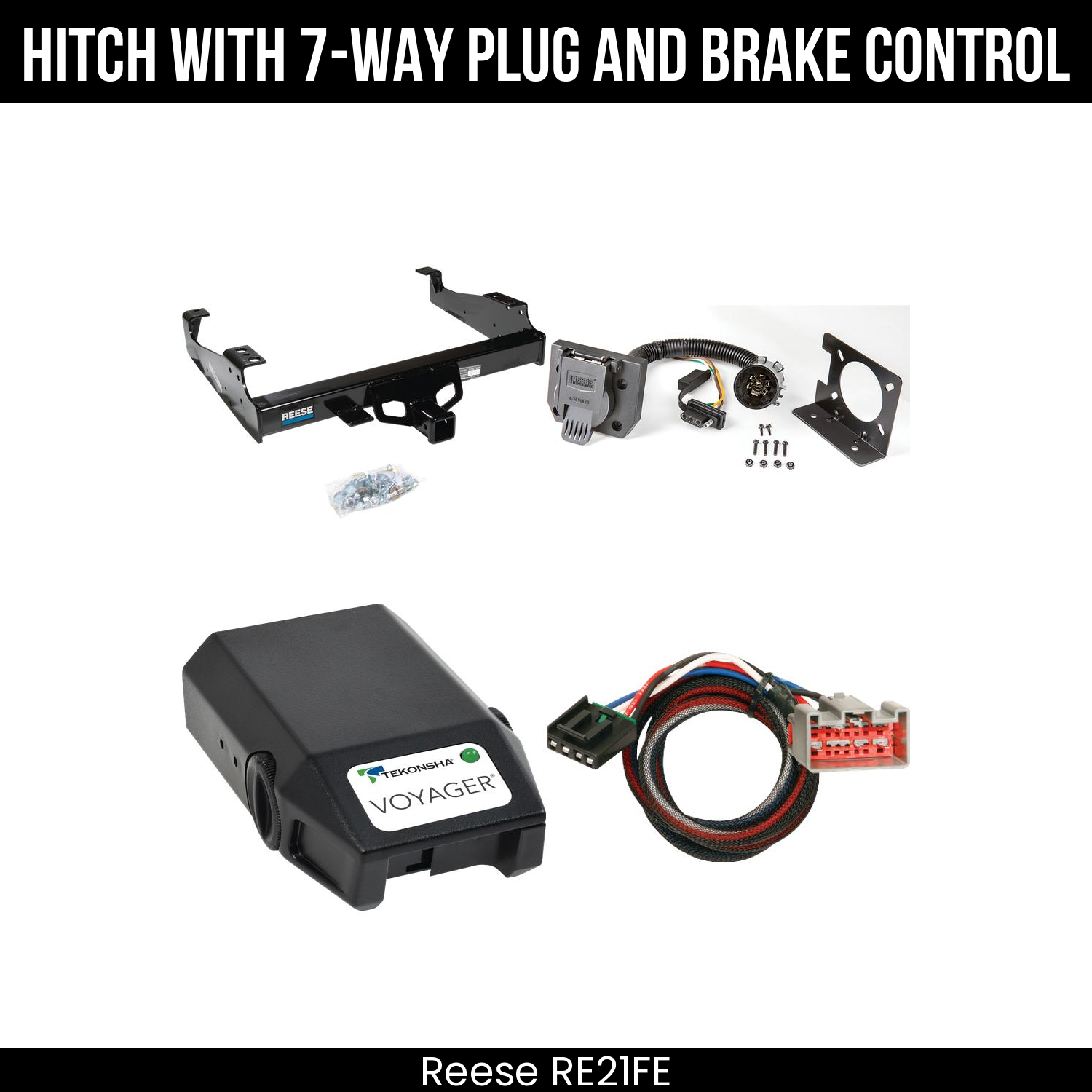 Trailer Hitch , 7-Way , Tekonsha Voyager Brake Control
