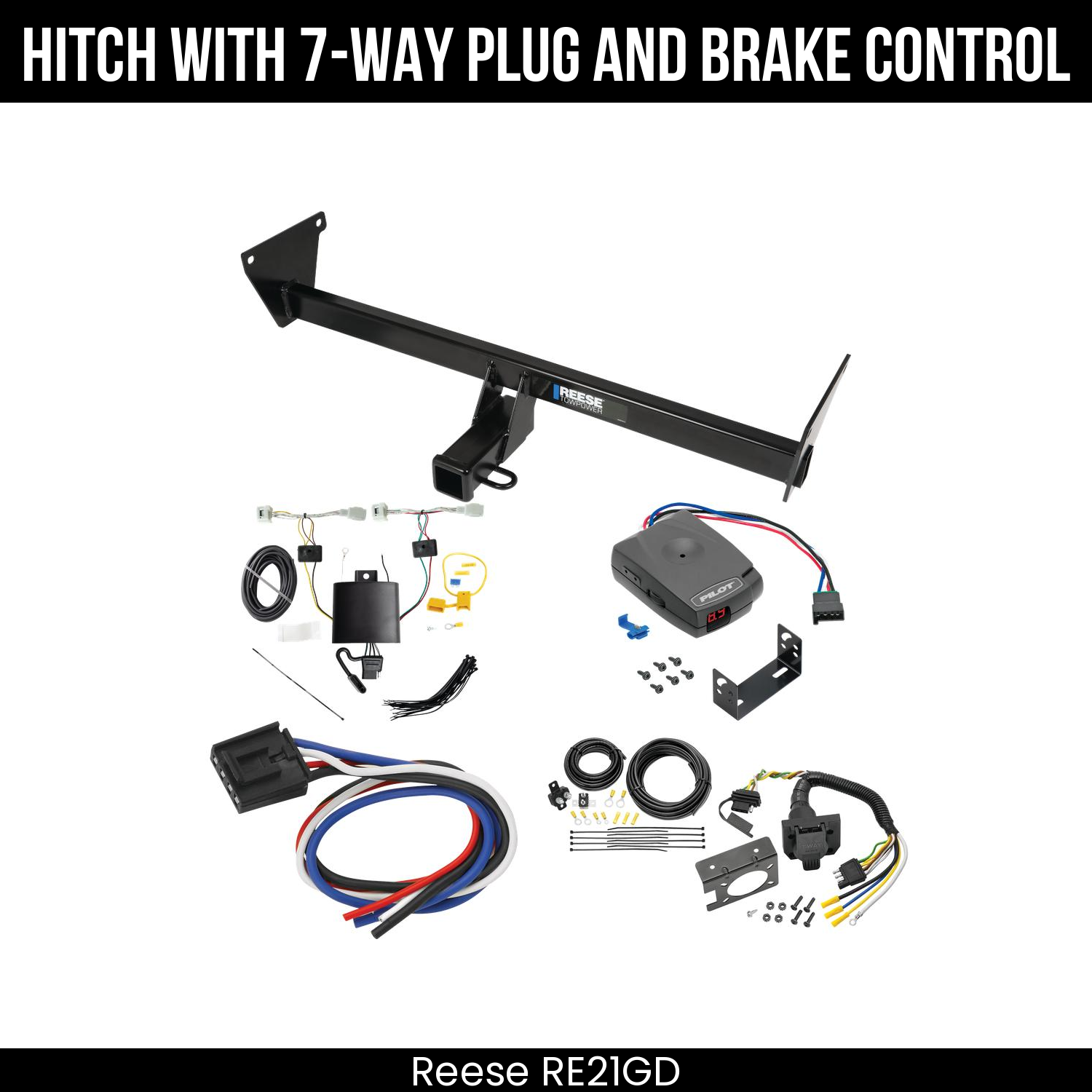 Trailer Hitch , 7-Way , Pro Series Pilot Brake Control