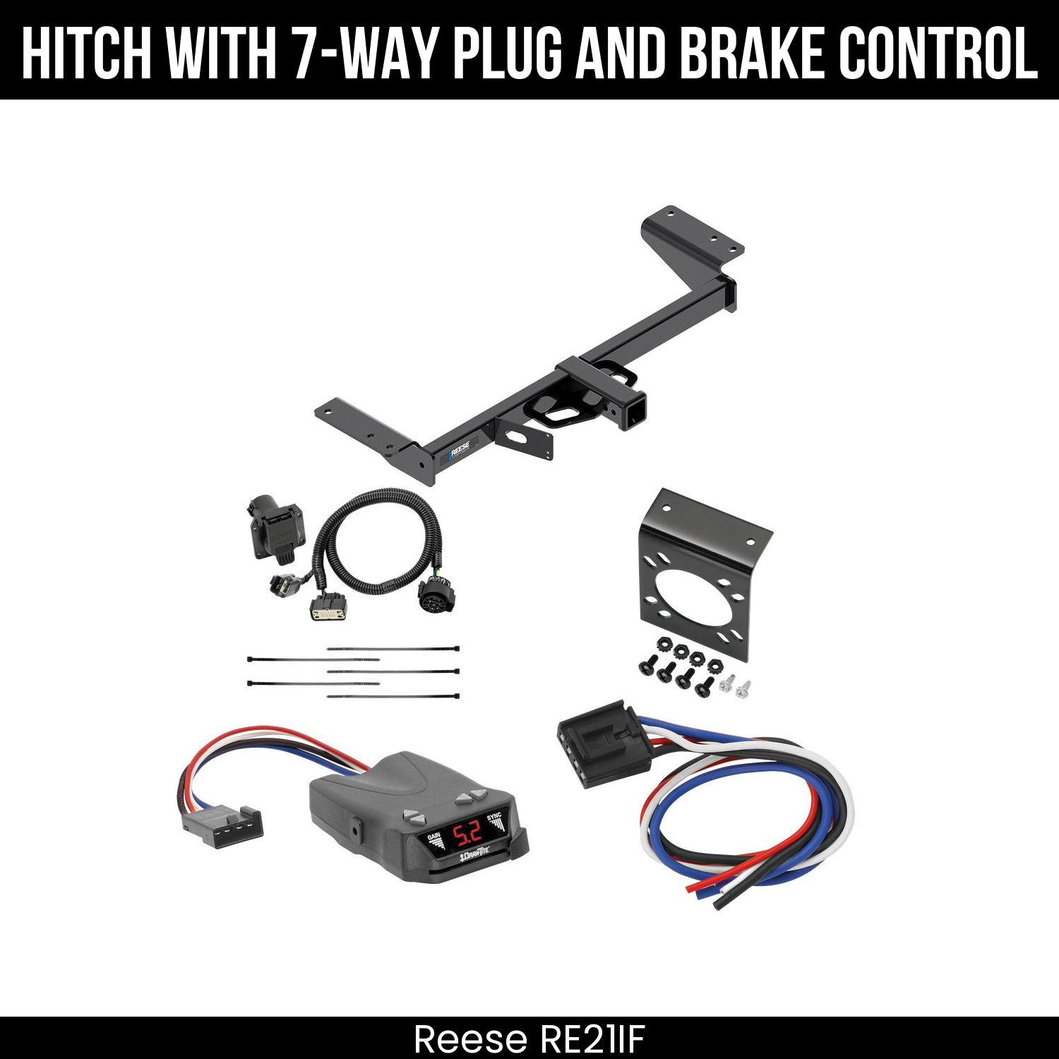 Trailer Hitch , 7-Way , Draw-Tite Activator IV Brake Control