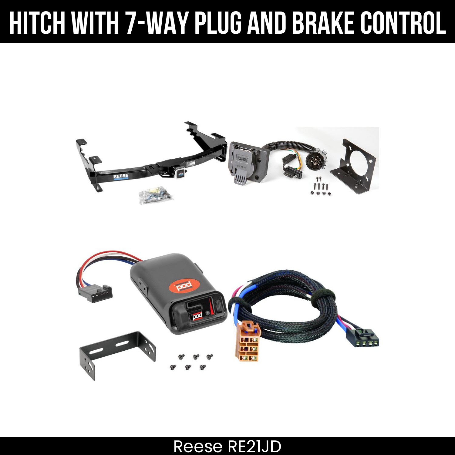 Trailer Hitch , 7-Way , Pro Series POD Brake Control