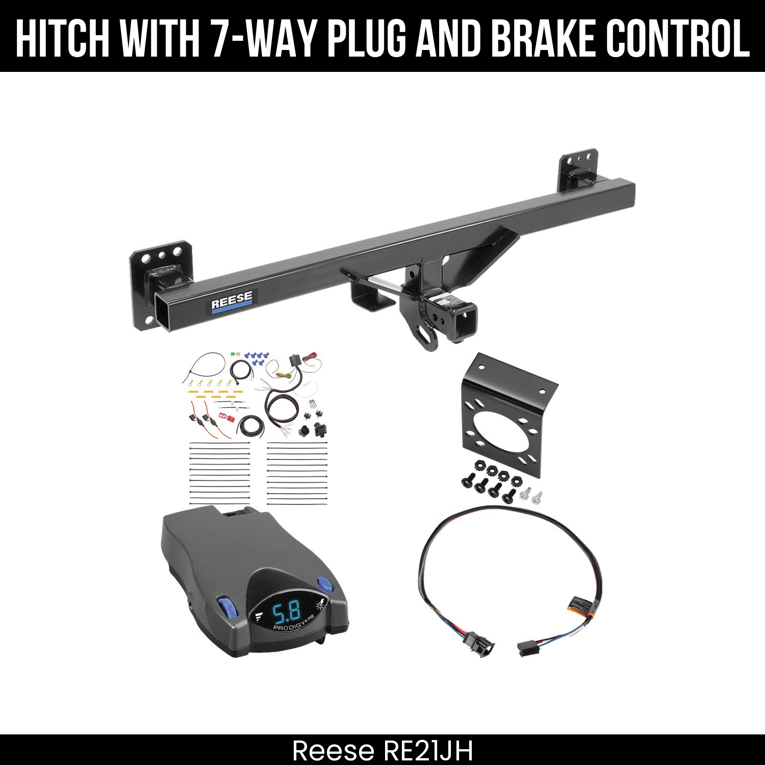 Trailer Hitch , 7-Way , Tekonsha Prodigy P2 Brake Control