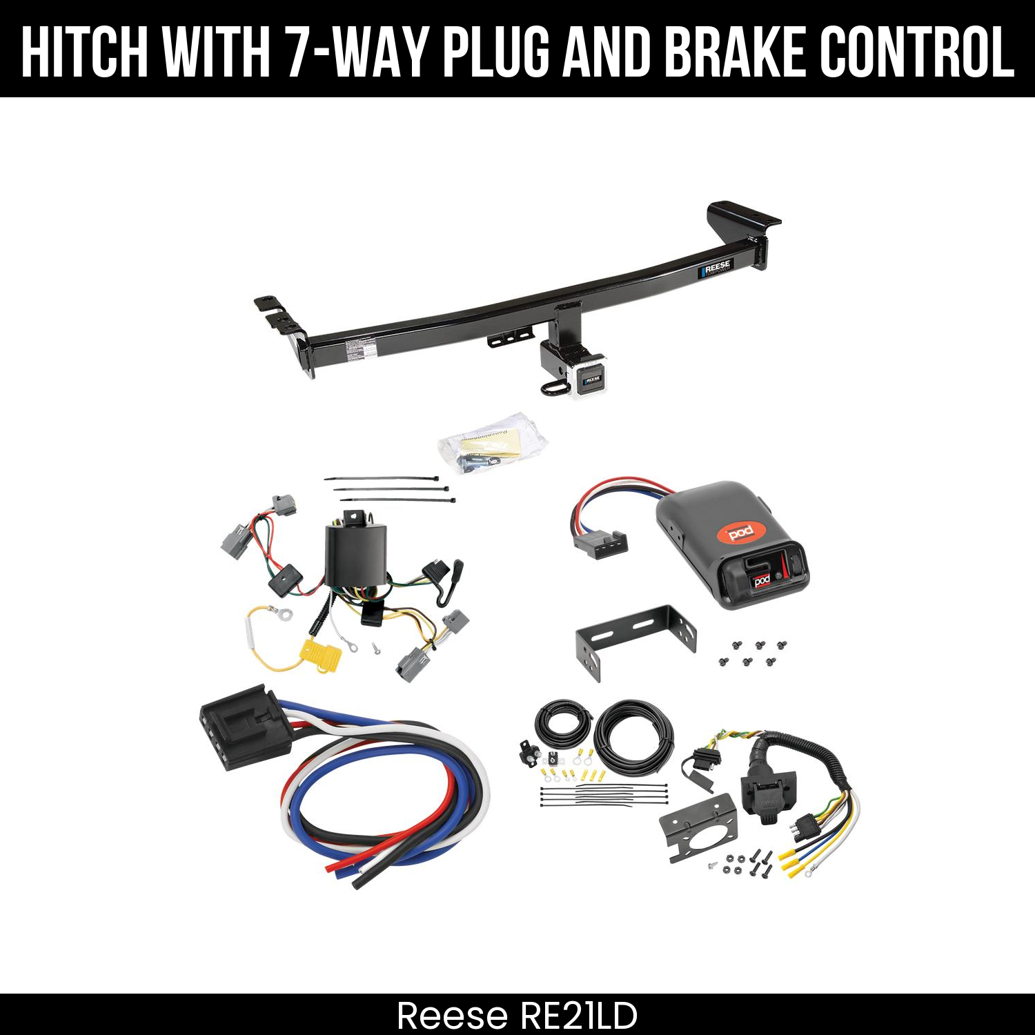 Trailer Hitch , 7-Way , Pro Series POD Brake Control