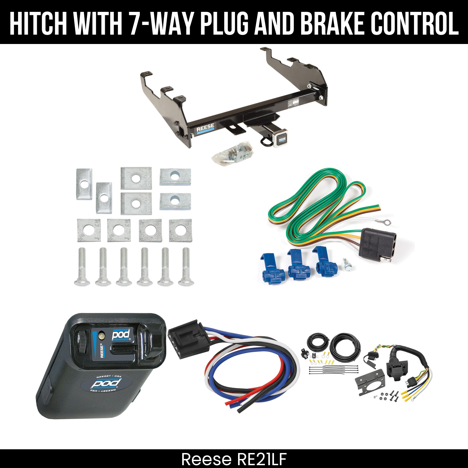 Trailer Hitch , 7-Way , Reese POD Brake Control