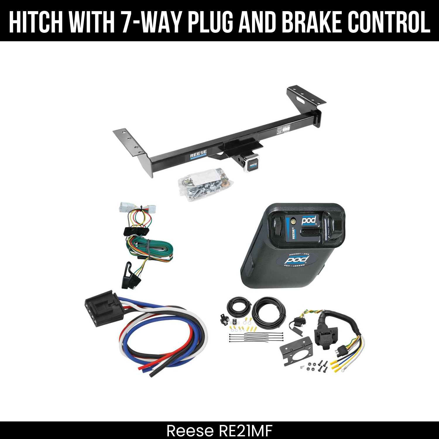 Trailer Hitch , 7-Way , Reese POD Brake Control