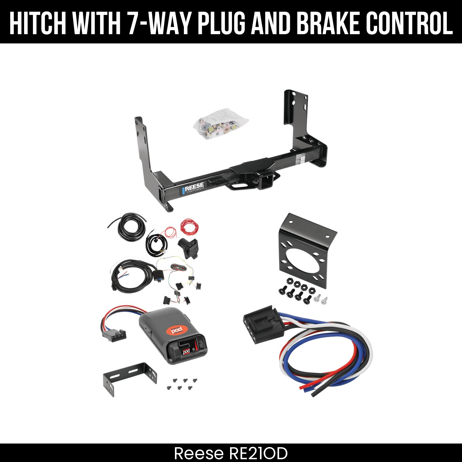 Trailer Hitch , 7-Way , Pro Series POD Brake Control