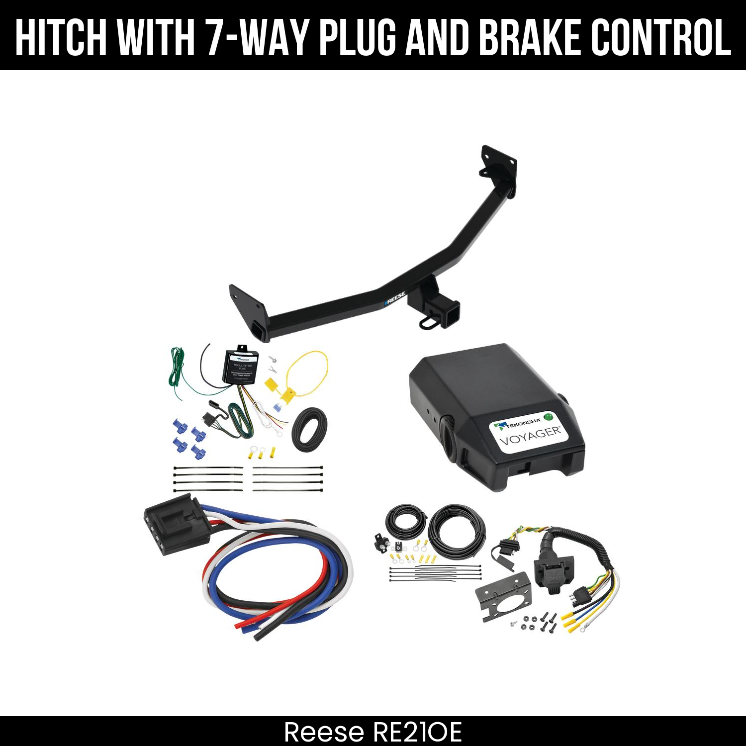 Trailer Hitch , 7-Way , Tekonsha Voyager Brake Control