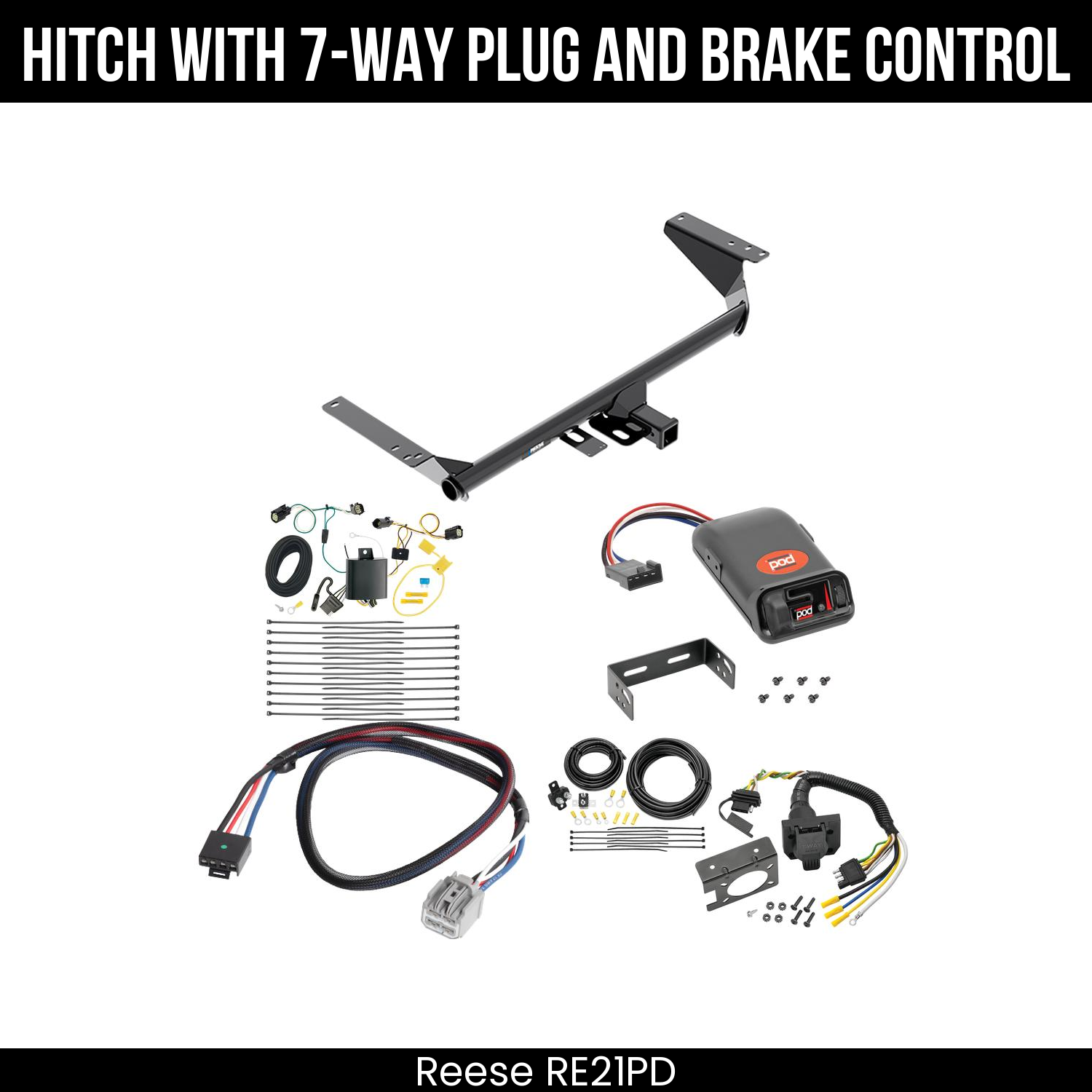 Trailer Hitch , 7-Way , Pro Series POD Brake Control