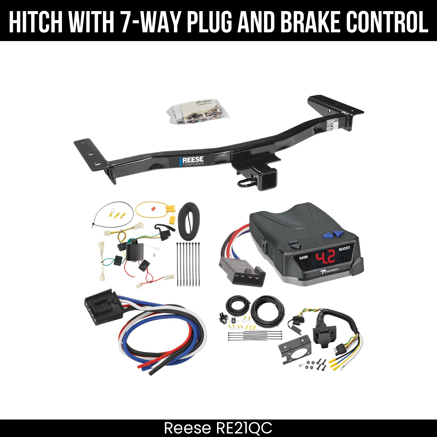 Trailer Hitch , 7-Way , Tekonsha Brake EVN Control