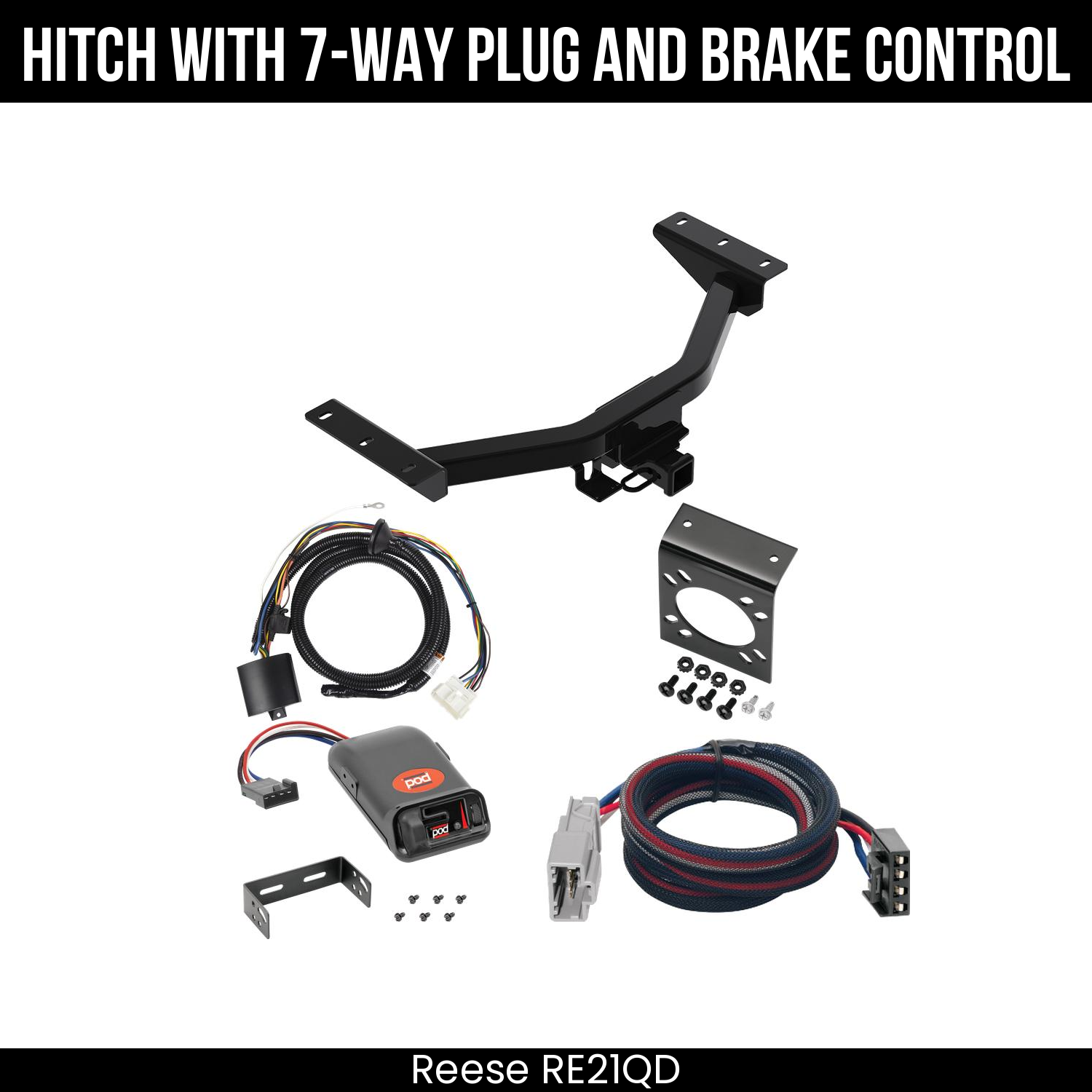 Trailer Hitch , 7-Way , Pro Series POD Brake Control