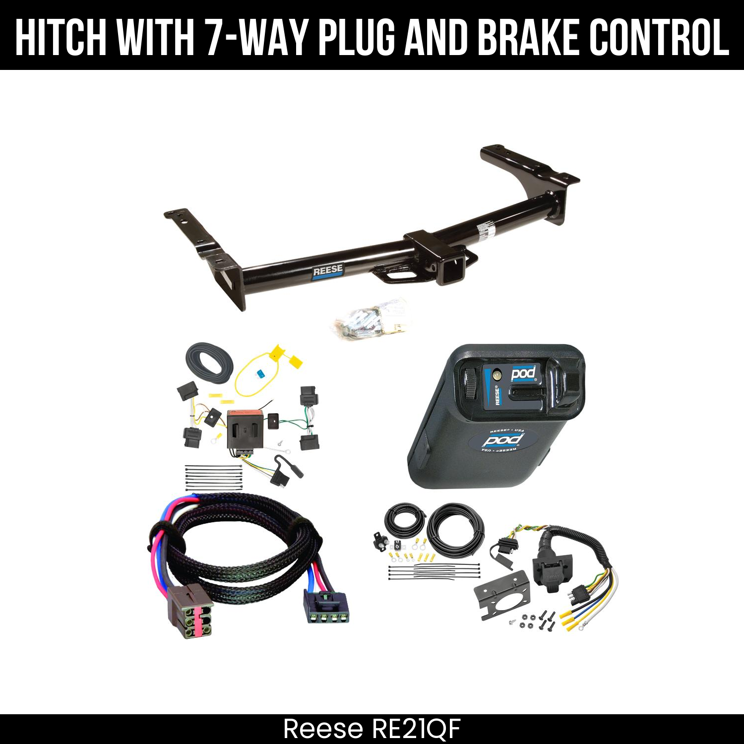 Trailer Hitch , 7-Way , Reese POD Brake Control