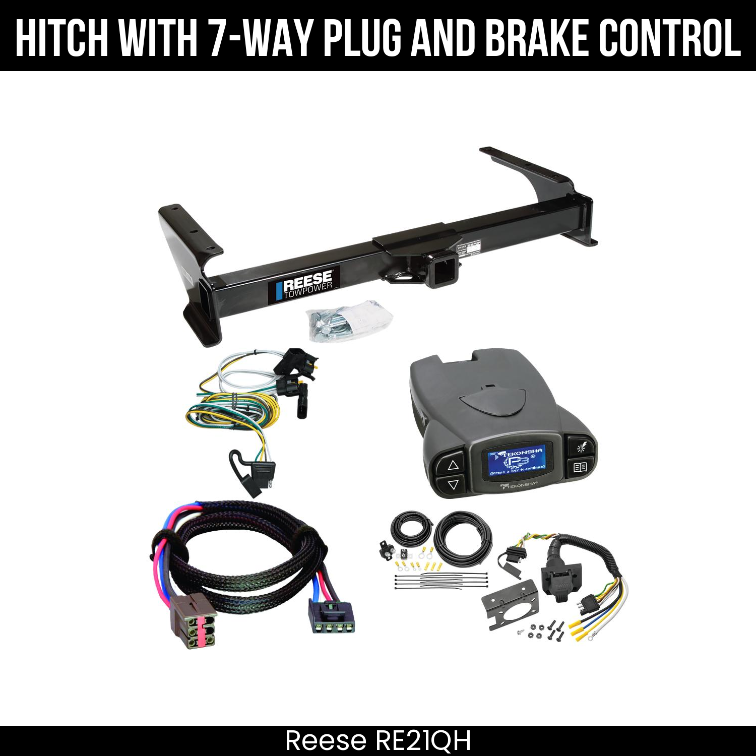 Trailer Hitch , 7-Way , Tekonsha Prodigy P3 Brake Control
