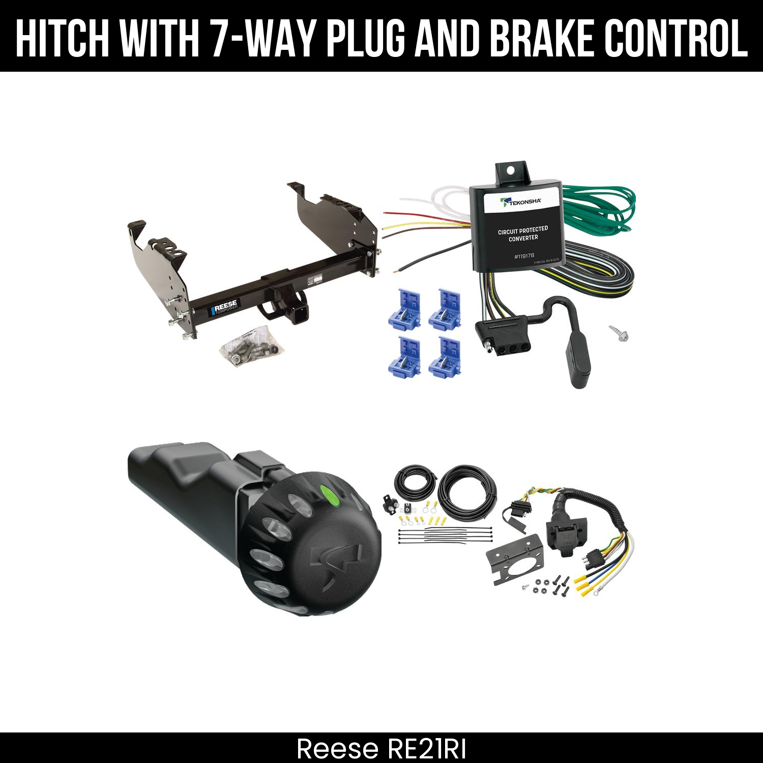 Trailer Hitch , 7-Way , Tekonsha Voyager iD Smart Brake Control