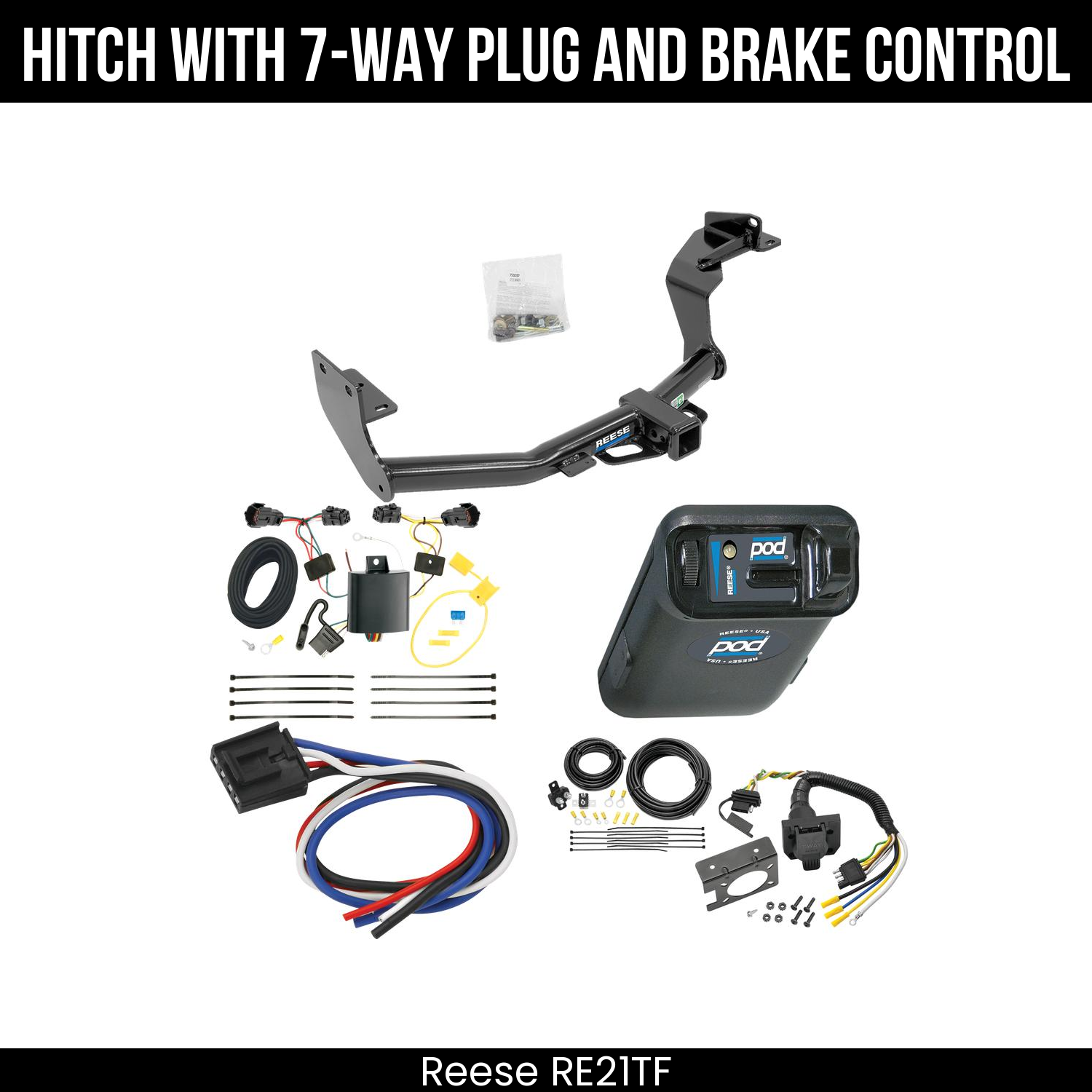 Trailer Hitch , 7-Way , Reese POD Brake Control