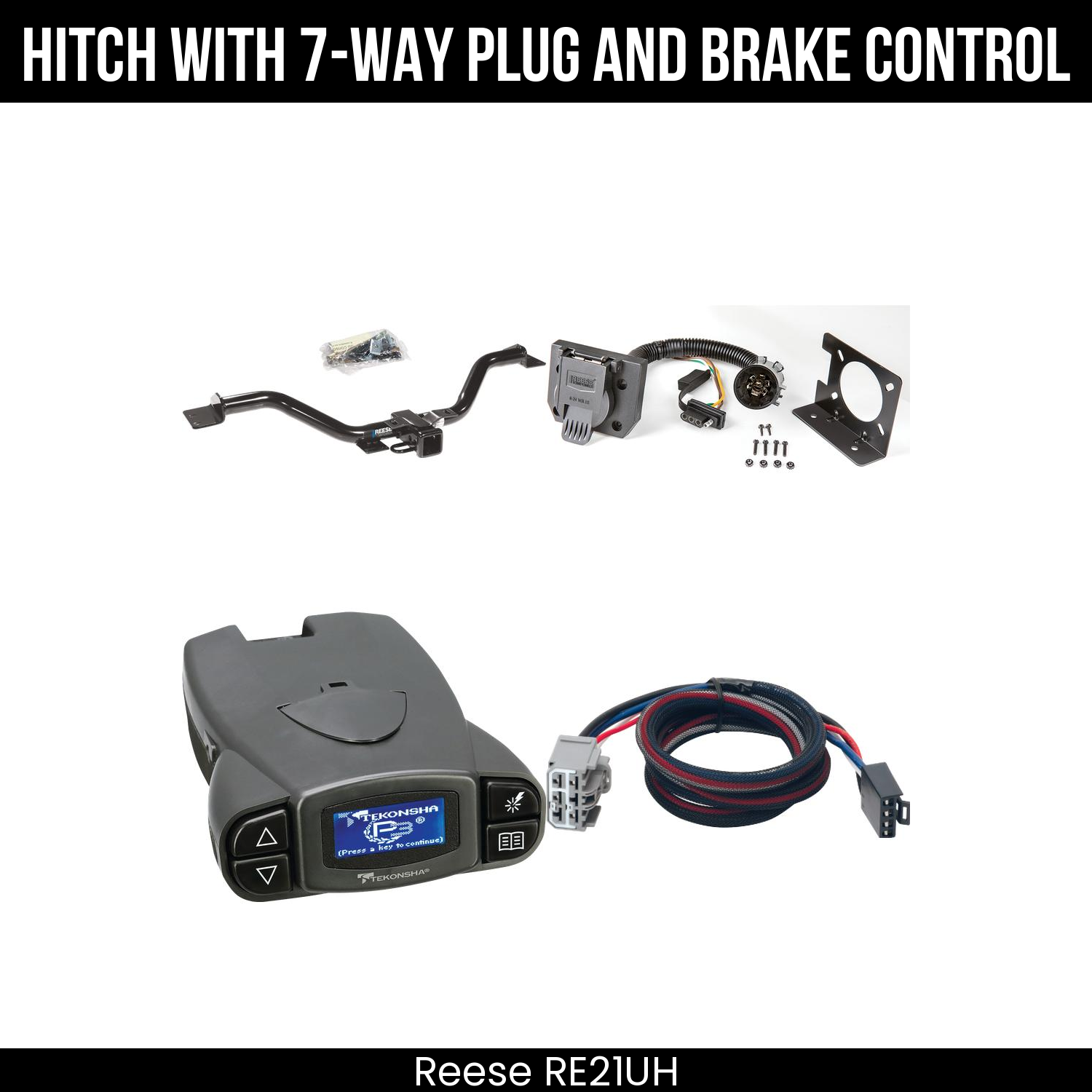 Trailer Hitch , 7-Way , Tekonsha Prodigy P3 Brake Control