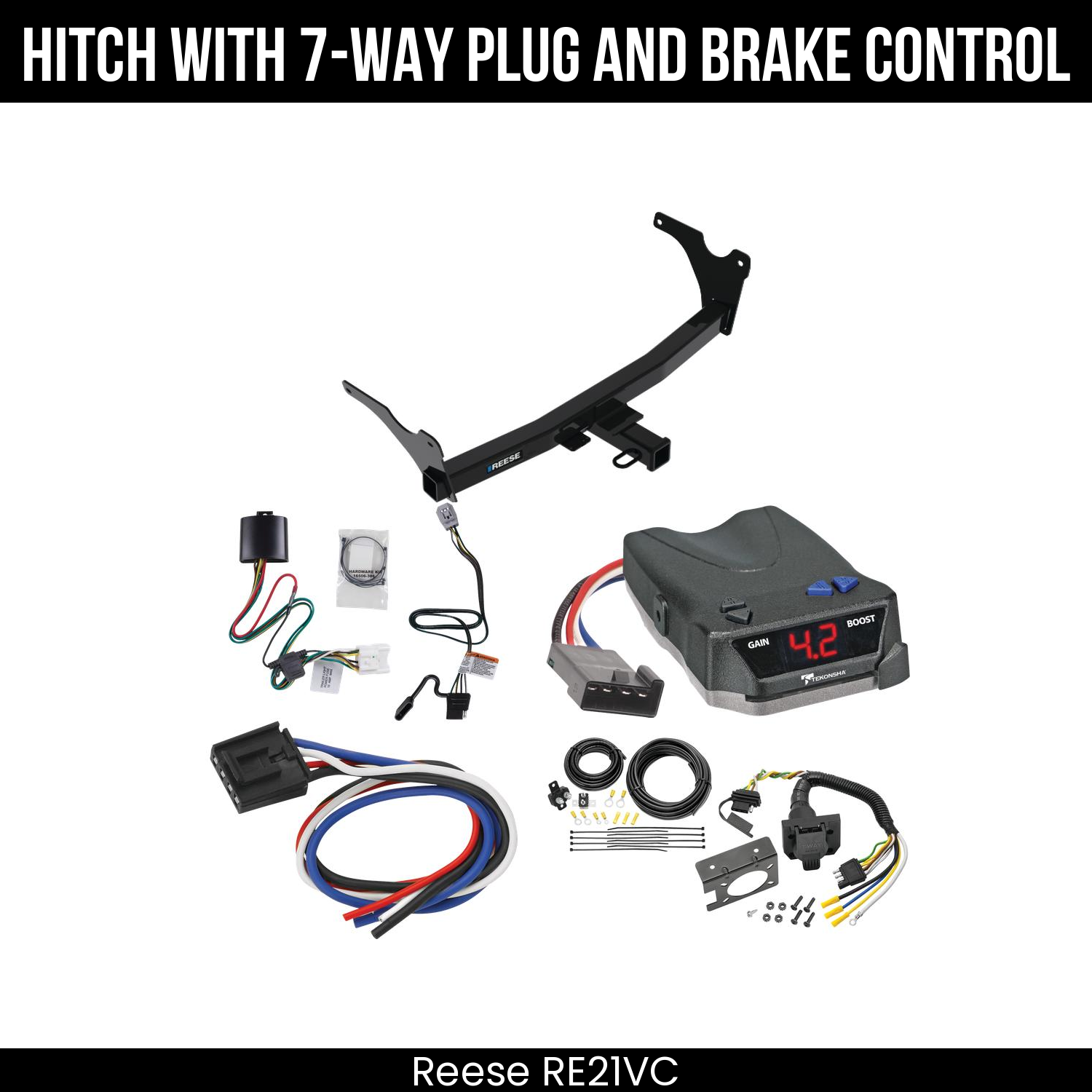 Trailer Hitch , 7-Way , Tekonsha Brake EVN Control