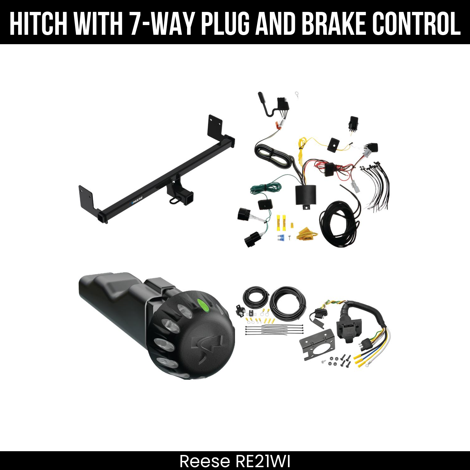 Trailer Hitch , 7-Way , Tekonsha Voyager iD Smart Brake Control