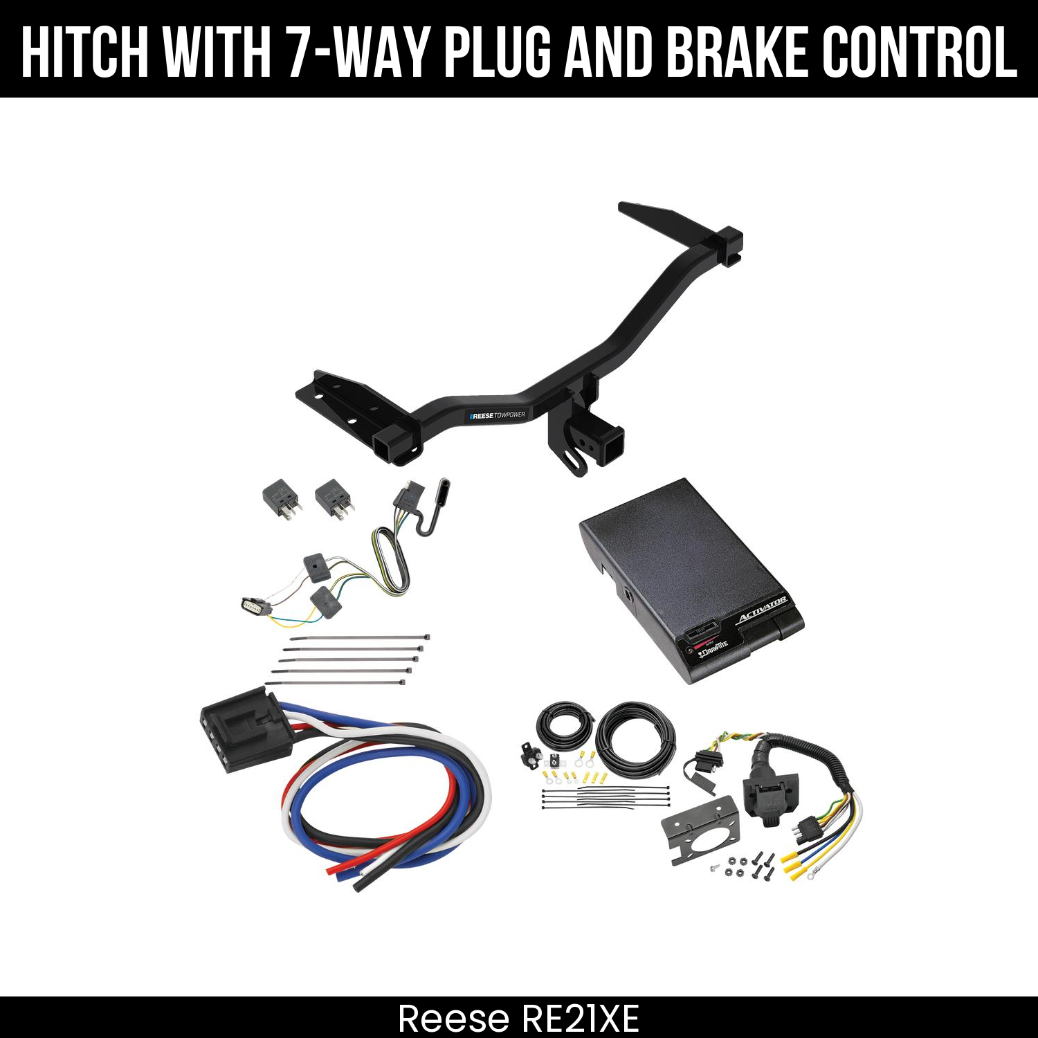 Trailer Hitch , 7-Way , Draw-Tite Activator Brake Control