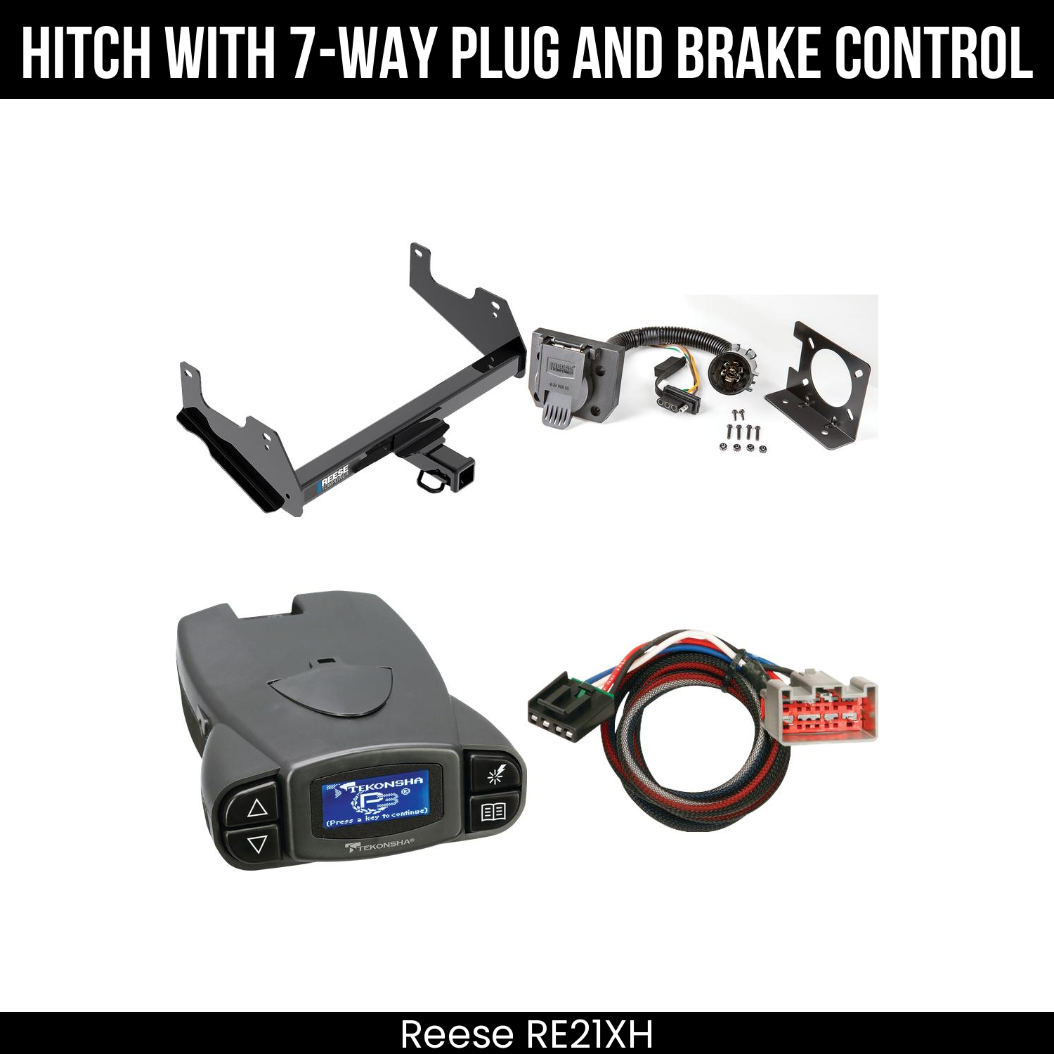 Trailer Hitch , 7-Way , Tekonsha Prodigy P3 Brake Control