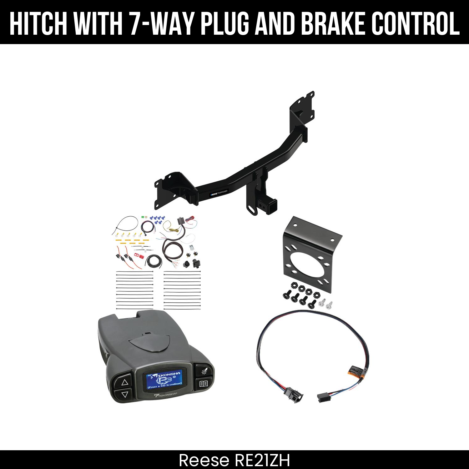 Trailer Hitch , 7-Way , Tekonsha Prodigy P3 Brake Control