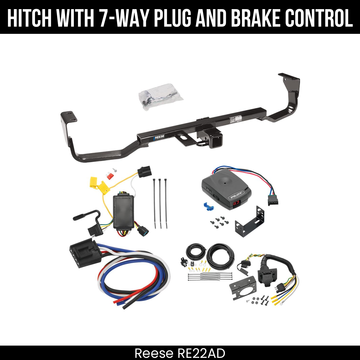 Trailer Hitch , 7-Way , Pro Series Pilot Brake Control