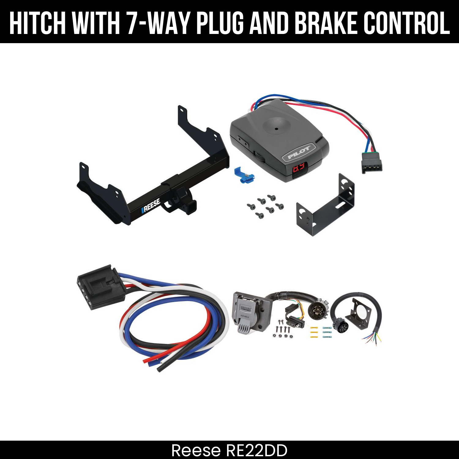Trailer Hitch , 7-Way , Pro Series Pilot Brake Control