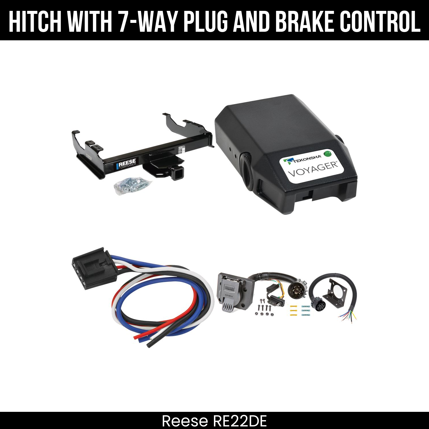 Trailer Hitch , 7-Way , Tekonsha Voyager Brake Control