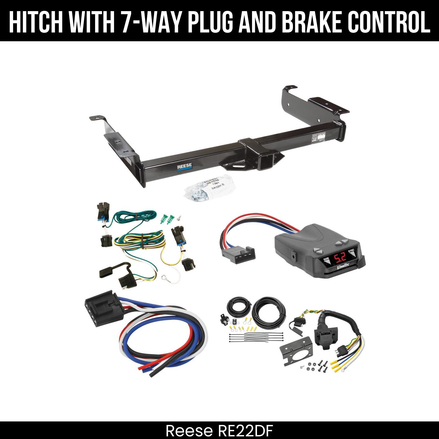 Trailer Hitch , 7-Way , Draw-Tite Activator IV Brake Control