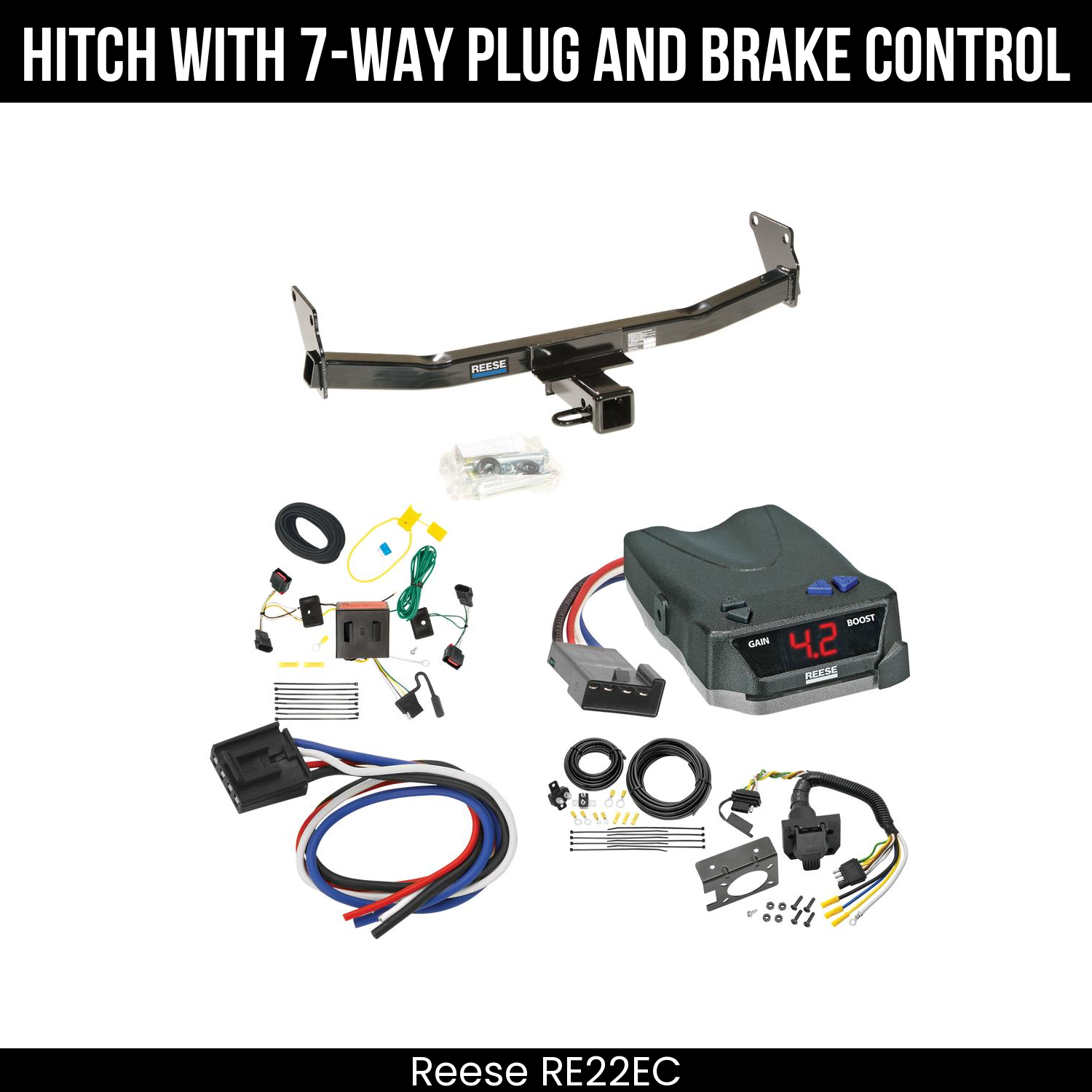 Trailer Hitch , 7-Way , Reese Brake EVN Control