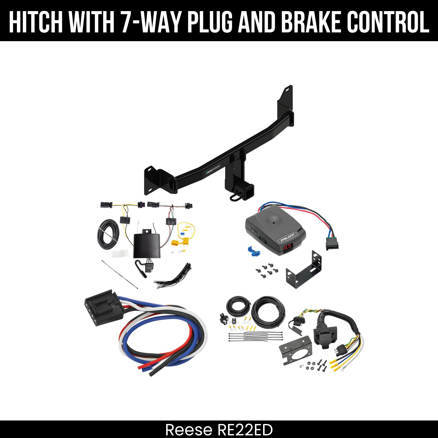 Trailer Hitch , 7-Way , Pro Series Pilot Brake Control