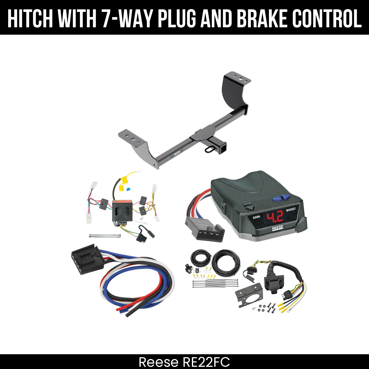 Trailer Hitch , 7-Way , Reese Brake EVN Control