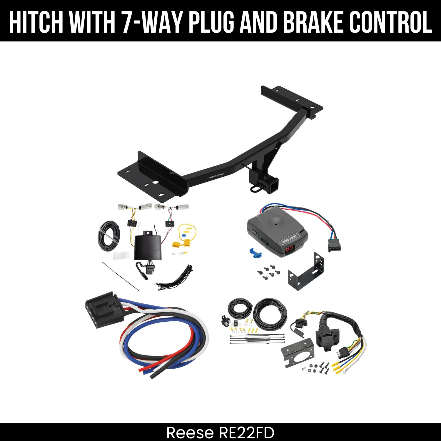 Trailer Hitch , 7-Way , Pro Series Pilot Brake Control