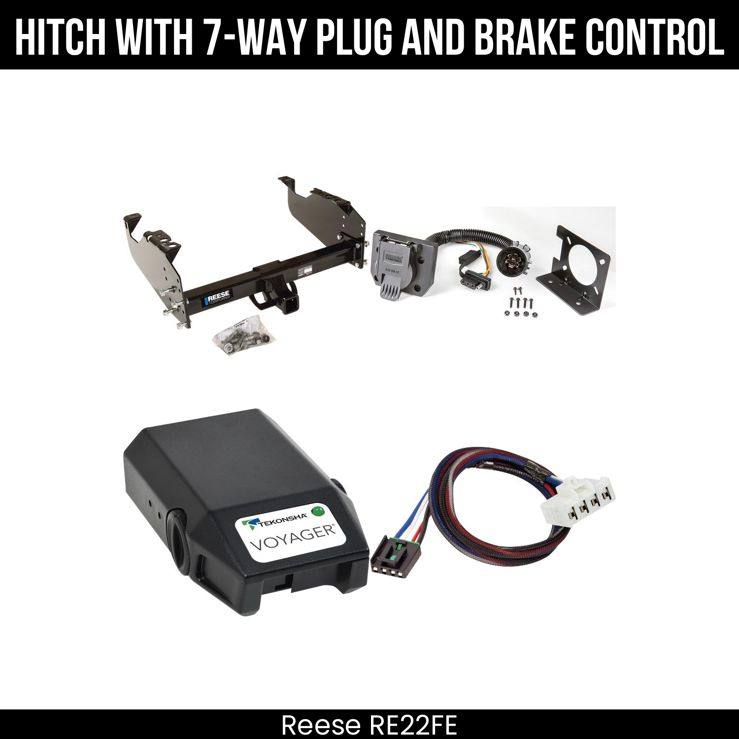 Trailer Hitch , 7-Way , Tekonsha Voyager Brake Control