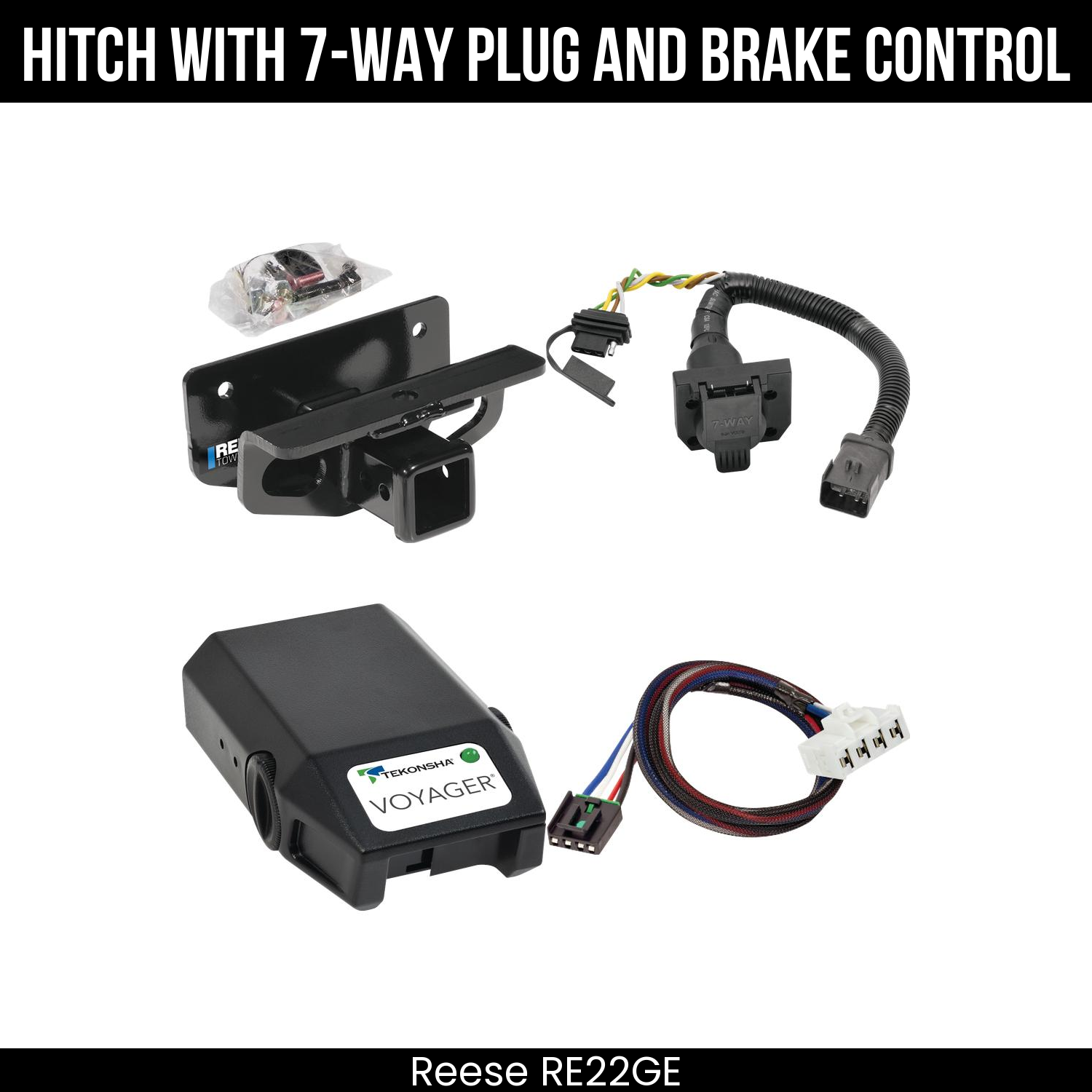 Trailer Hitch , 7-Way , Tekonsha Voyager Brake Control