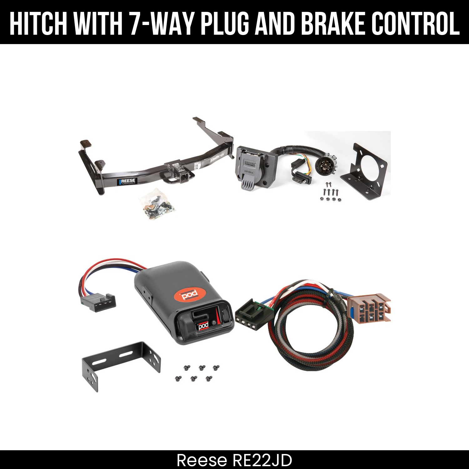 Trailer Hitch , 7-Way , Pro Series POD Brake Control