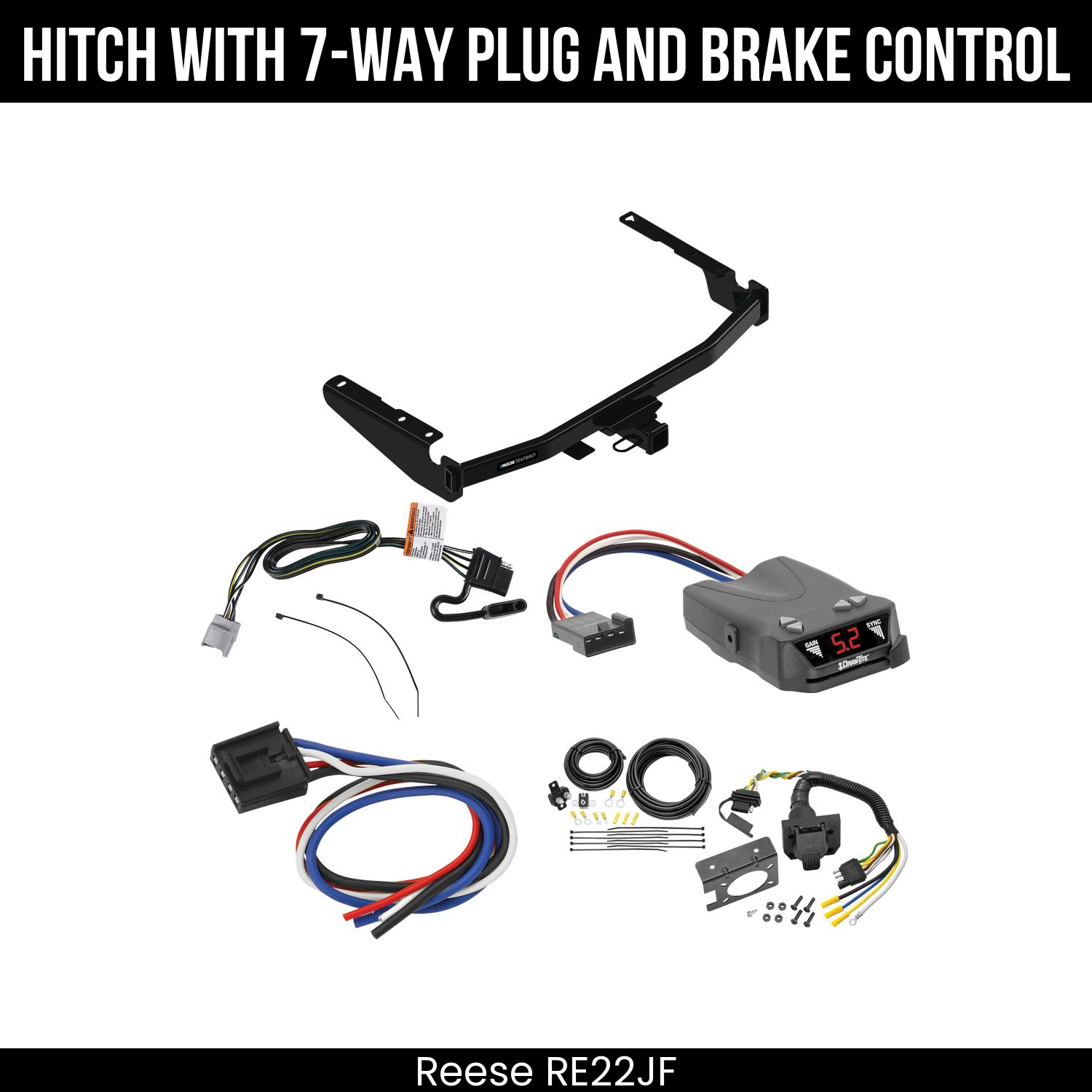 Trailer Hitch , 7-Way , Draw-Tite Activator IV Brake Control
