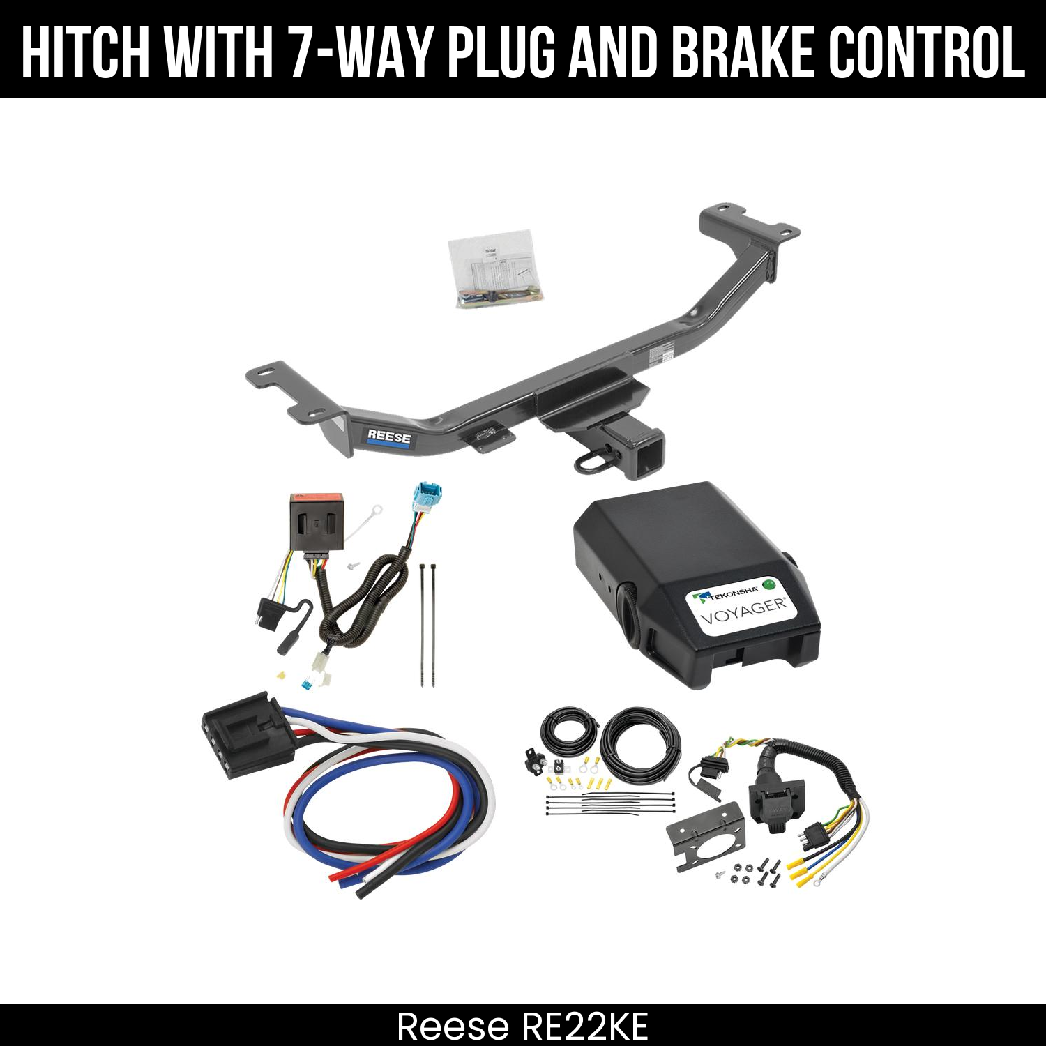 Trailer Hitch , 7-Way , Tekonsha Voyager Brake Control