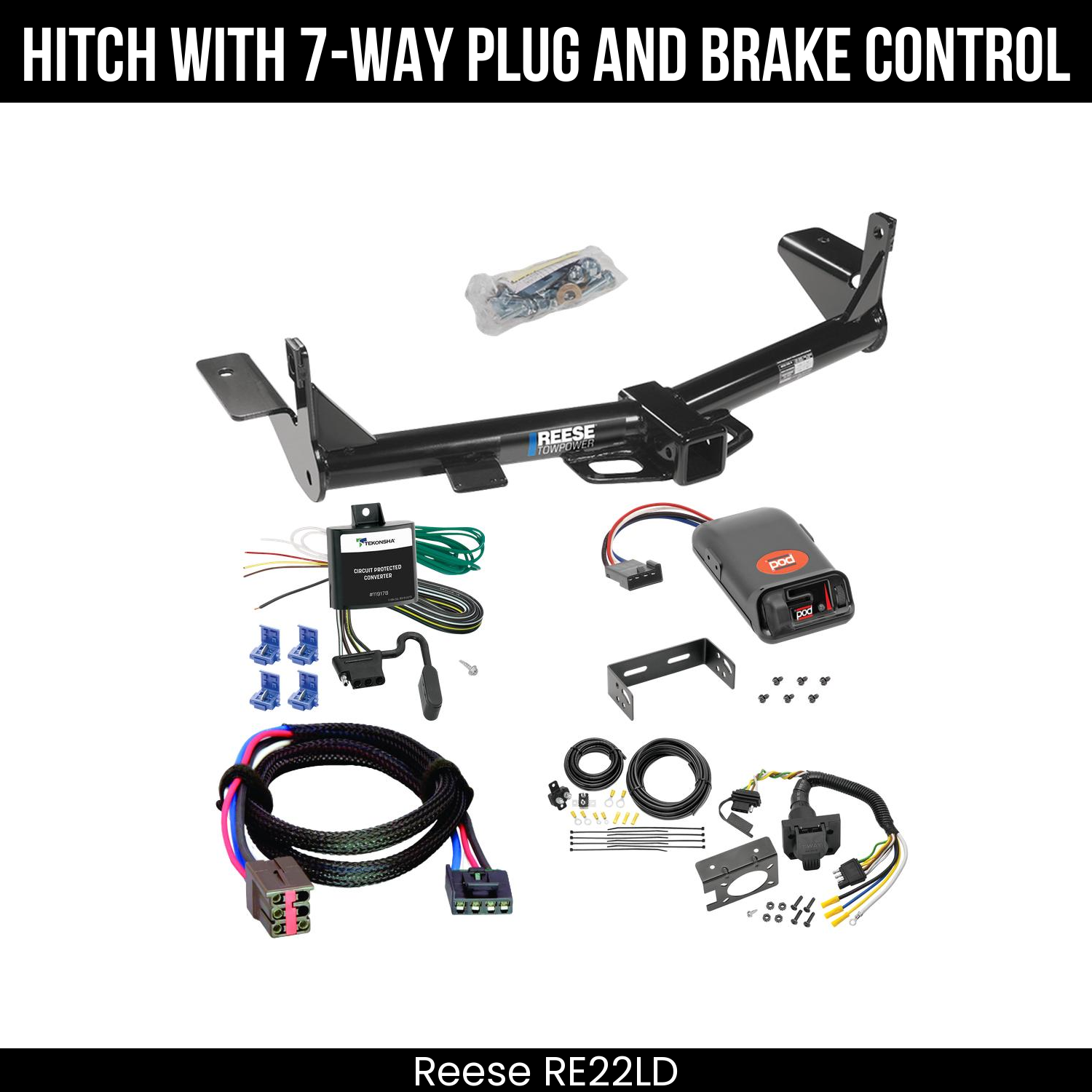 Trailer Hitch , 7-Way , Pro Series POD Brake Control