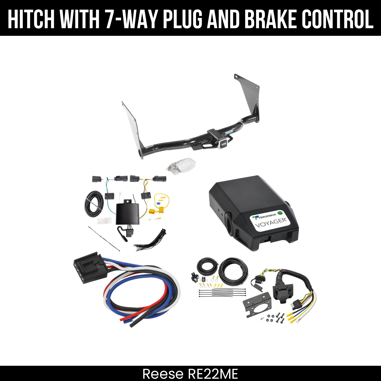 Trailer Hitch , 7-Way , Tekonsha Voyager Brake Control