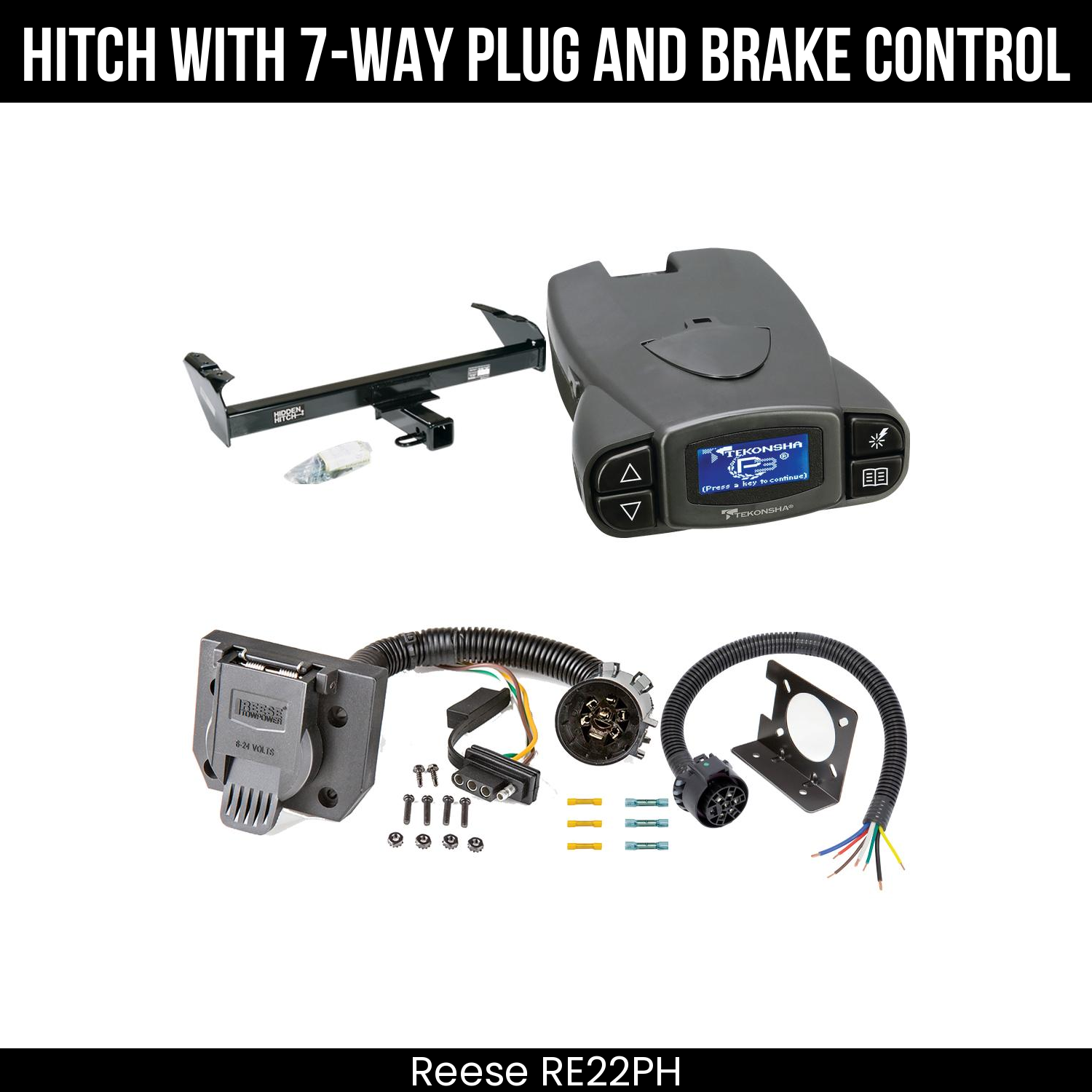 Trailer Hitch , 7-Way , Tekonsha Prodigy P3 Brake Control