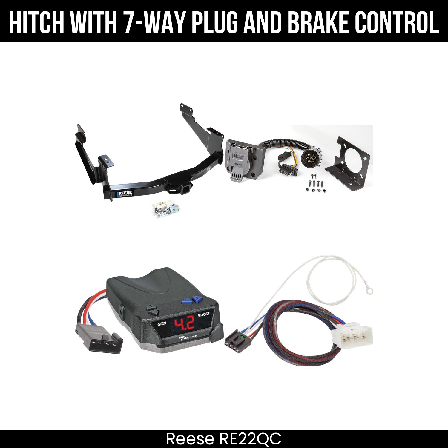Trailer Hitch , 7-Way , Tekonsha Brake EVN Control