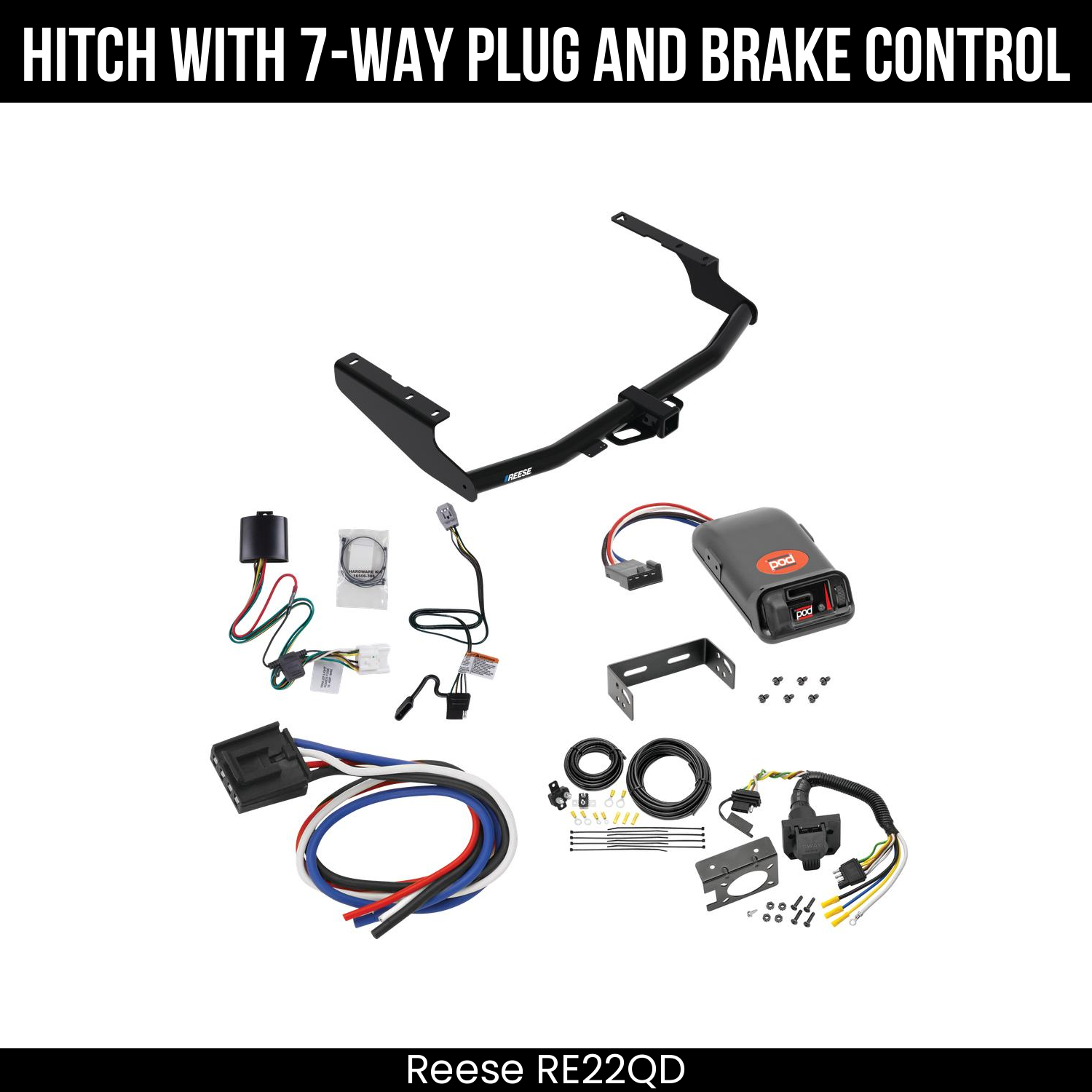 Trailer Hitch , 7-Way , Pro Series POD Brake Control