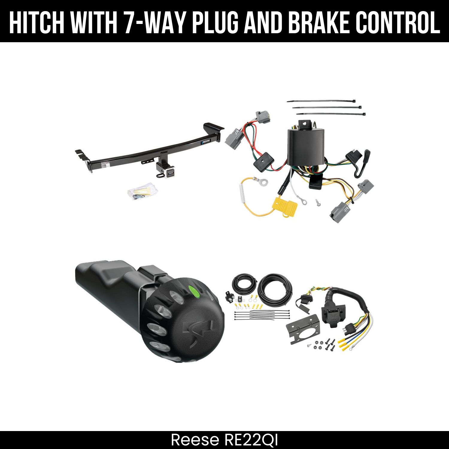 Trailer Hitch , 7-Way , Tekonsha Voyager iD Smart Brake Control