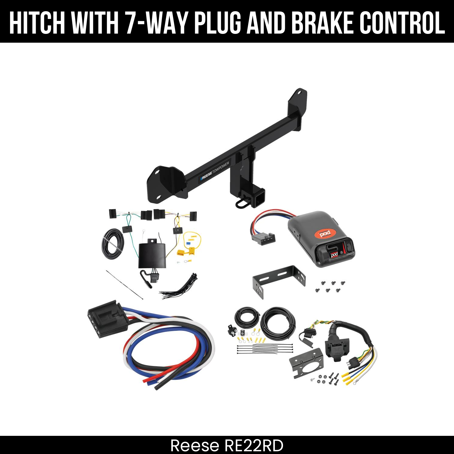 Trailer Hitch , 7-Way , Pro Series POD Brake Control